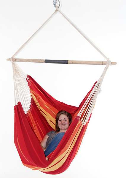 Brazil Hanging Chair Gigante Lava Red