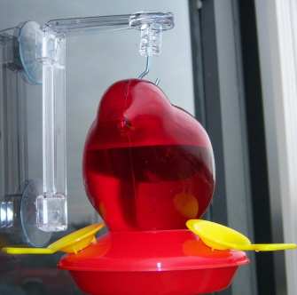 Red Bird Hummingbird Feeder w/Hanger