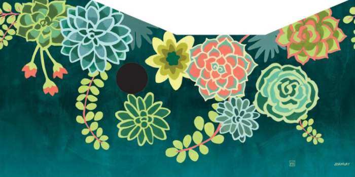 Boho Succulents All-Weather Birdhouse