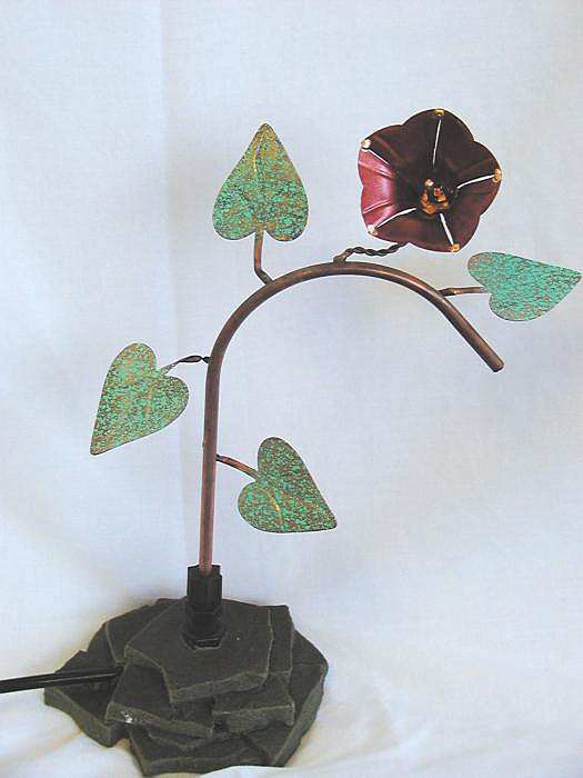 Ivy Leaf Bird Bath Dripper with Rock Base