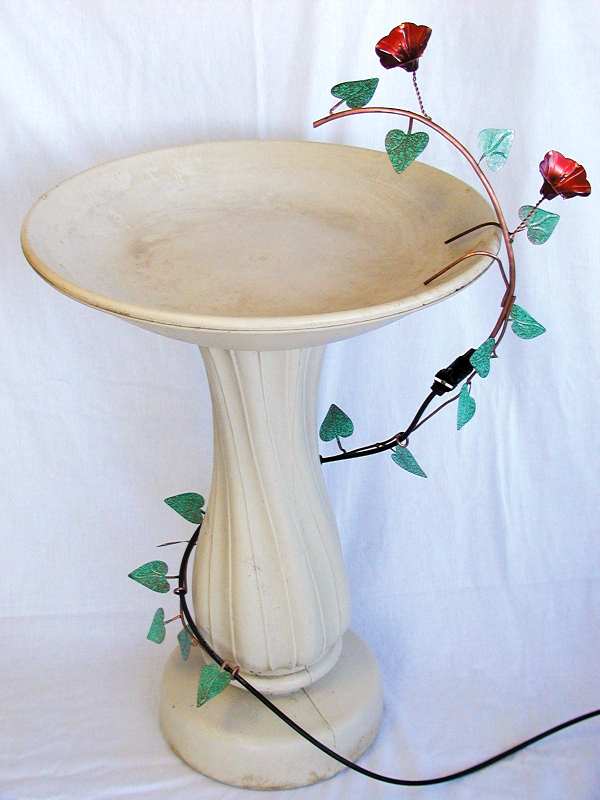 Ivy Leaf Bird Bath Dripper