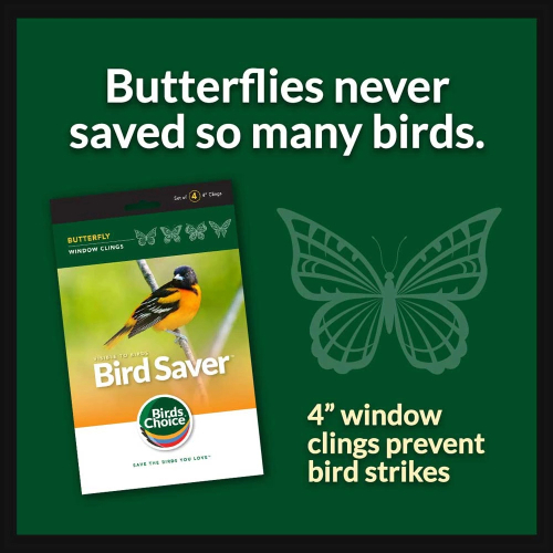 Bird Saver Window Clings Butterfly