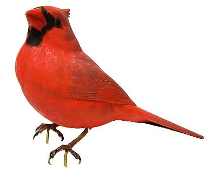Backyard Classic Northern Cardinal Male Sculpture