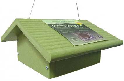 Green Solutions Recycled Plastic Upside Down Suet Feeder
