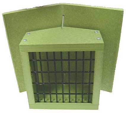 Green Solutions Recycled Plastic Upside Down Suet Feeder