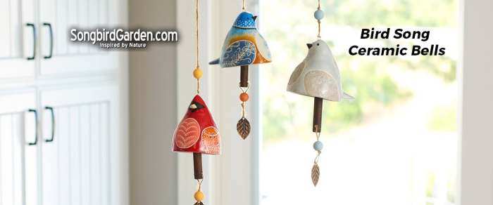 Bird Song Ceramic bells