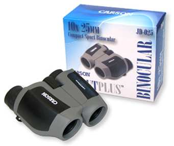 Carson Optical ScoutPlus Compact Binoculars 10-25mm