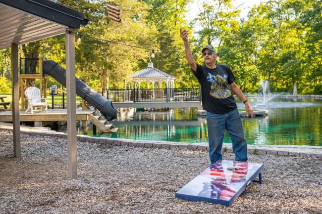 Amish Made Poly Corn Hole Game Set