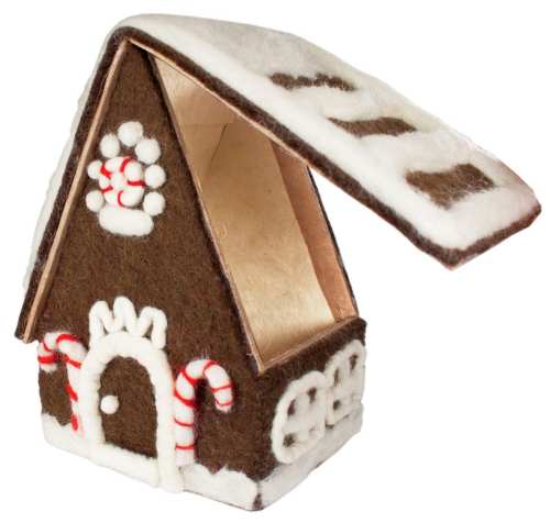 Classic Hand-Felted Gingerbread Playhouse