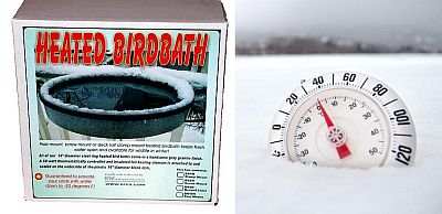 Heated All-Season Bird Bath