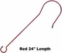 Best Hummingbird Feeder Red Branch Hook 24"