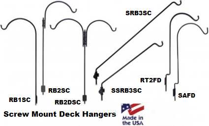 Platinum Cap Series Screw Mount Deck and Fence Hangers