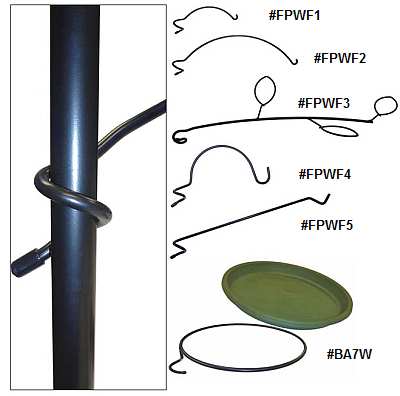 Quick Connect Hanger Accessories for 1" Diameter Poles