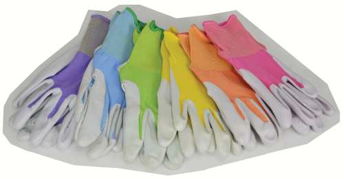 Nitrile Garden Gloves Assorted Colors