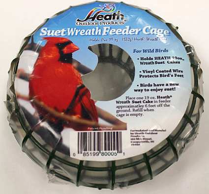 Heath Suet Wreath Feeder Cage