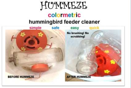 Hummeze Colormetric Hummingbird Feeder Cleaner