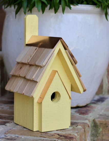 Classic Bird House Yellow