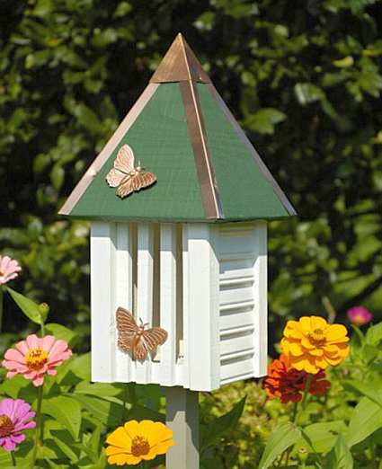 Flutterbye Butterfly House Whitewashed