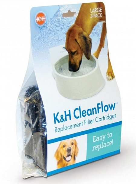 CleanFlow Water Bowl Filters For Dogs Large