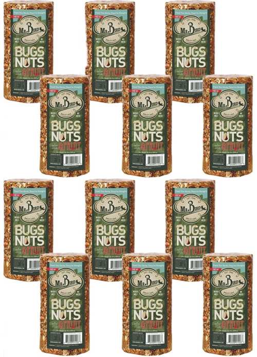 Bugs Nuts & Fruit Seed Cylinder Small 12-Pack