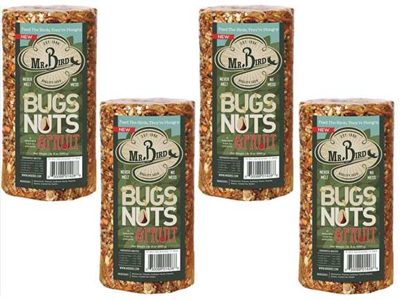Bugs Nuts & Fruit Seed Cylinder Small 4-Pack