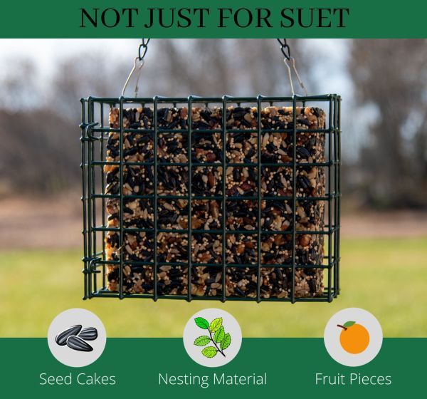 Deluxe Metal Extra Large Single Suet Cage