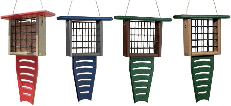 Recycled Poly Single Tail Prop Suet Feeder