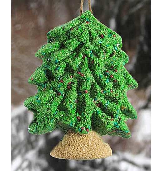 Merry Christmas Tree Hanging Edible Bird Feeder