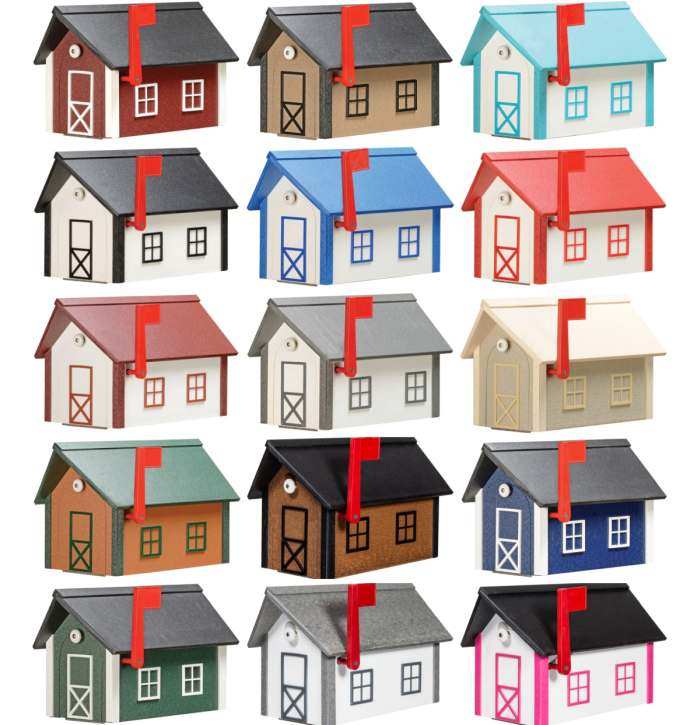 Amish Handcrafted Standard Poly Mailbox