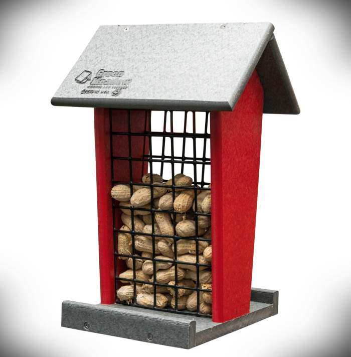 Amish Recycled Poly Whole Peanut Feeder