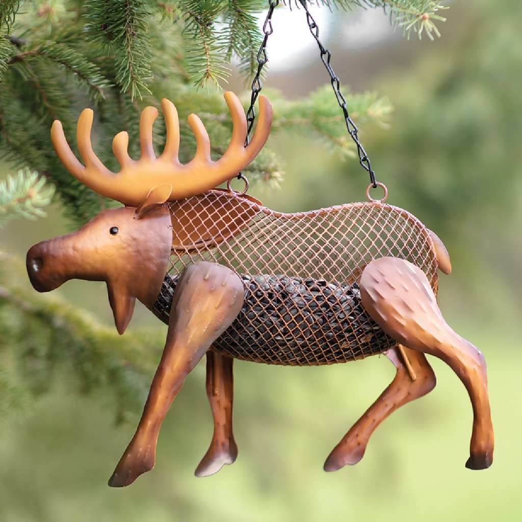 Deluxe Mesh Bird Feeder Moose