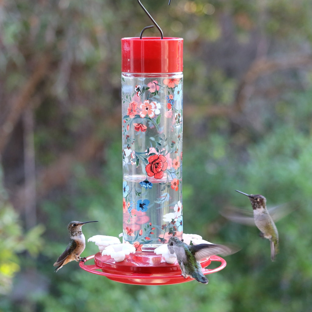 Vintage Blossom Decorative Hummingbird Feeder