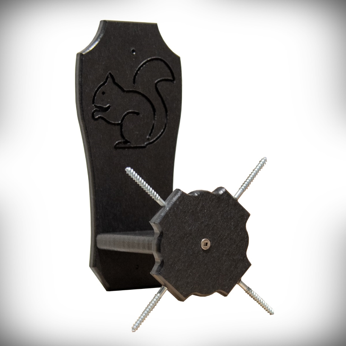 Recycled Poly 4 Cob Spinner Squirrel Feeder