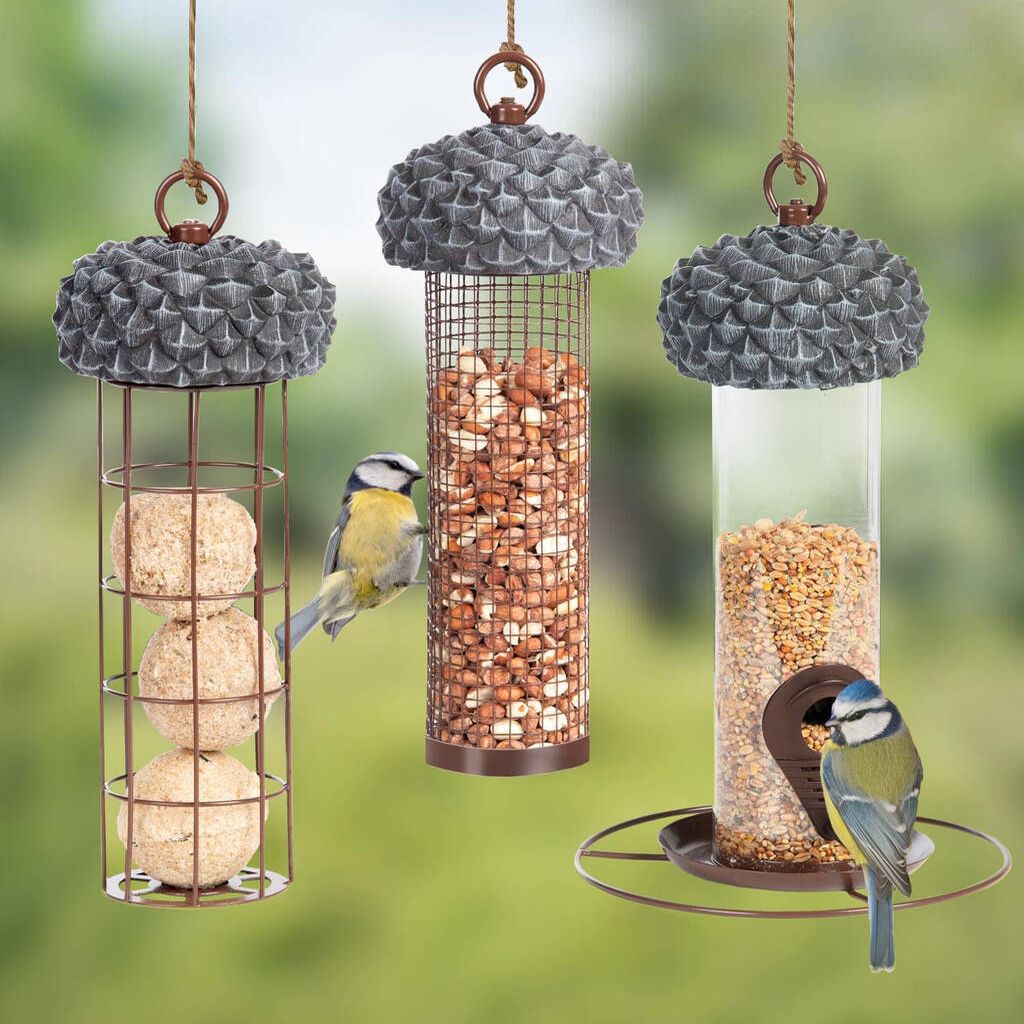 Best For Birds Acorn Design Bird Feeder Set of 3