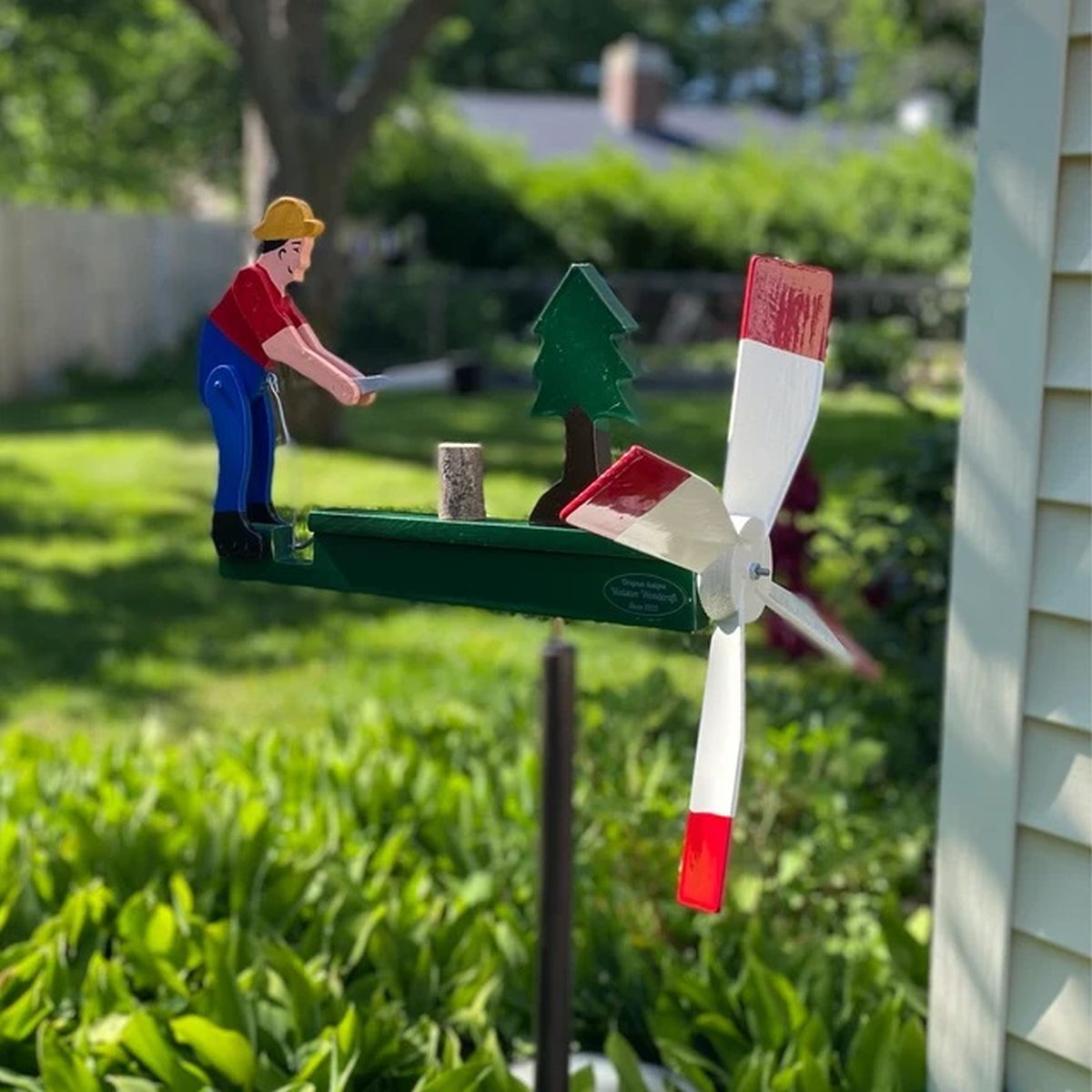 Classic Firewood Chopper Whirligig