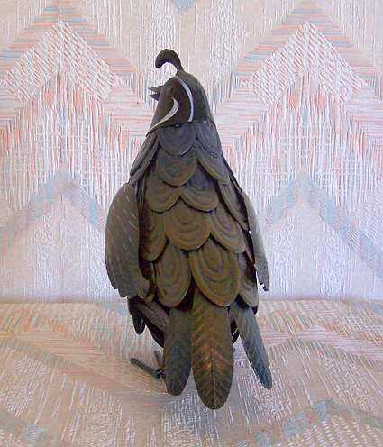 Quail Life-Size Garden Decor Sculpture