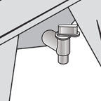 The Spigot allows you to drain Worm Tea from the Worm Factory® 360