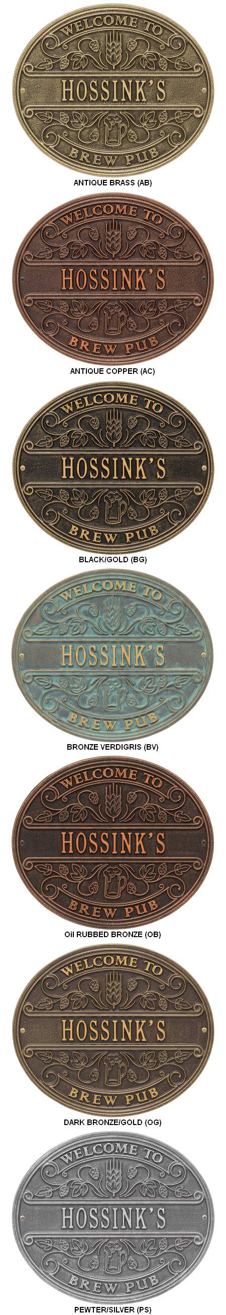 Brew Club Welcome Personalized Beer Plaque