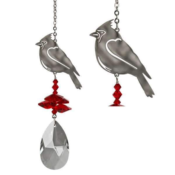 Crystal Fantasy Suncatcher Cardinal