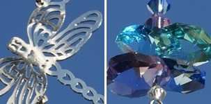 Crystal Fantasy Suncatcher Dragonfly