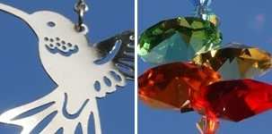 Crystal Fantasy Suncatcher Hummingbird